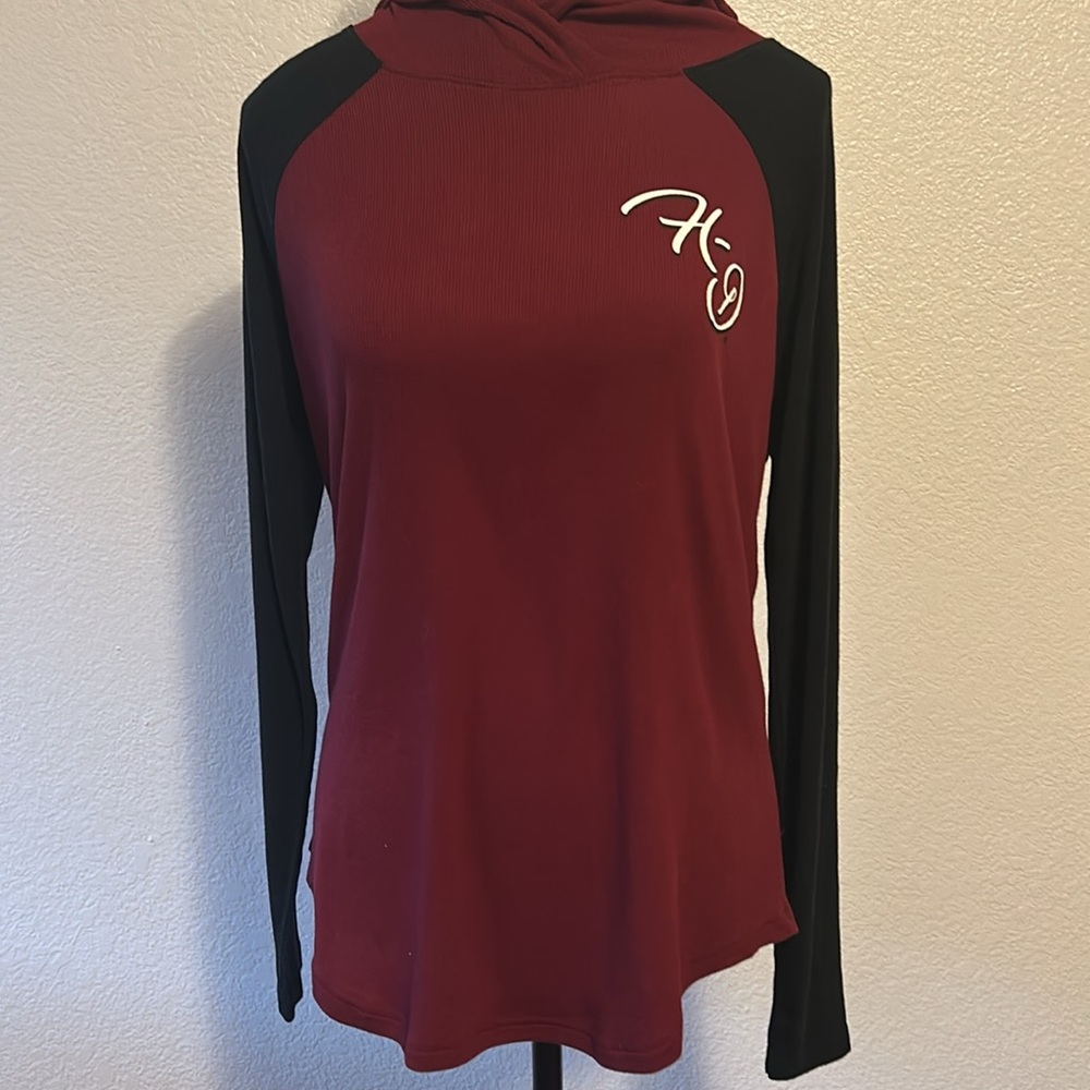 Women’s Long Sleeve Hooded Harley Davidson Tee